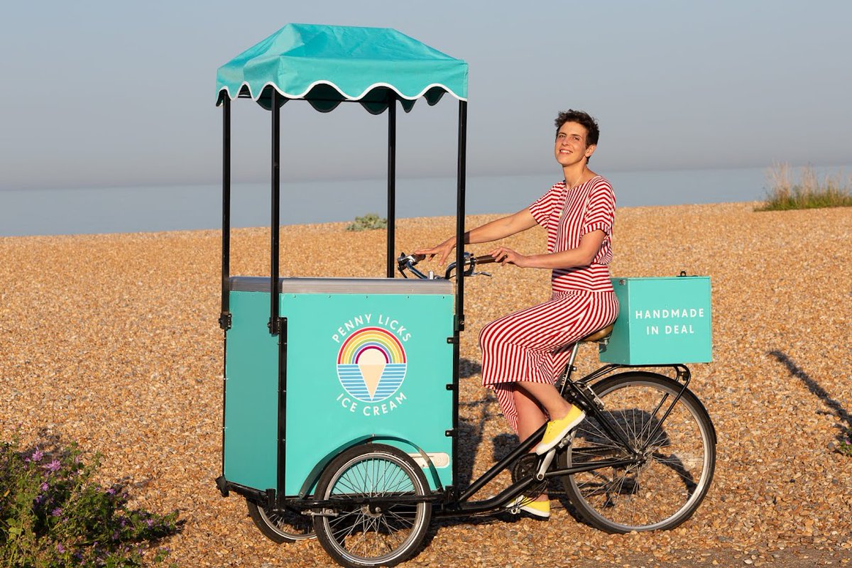 Gorgeous ice cream from <a href="/pennylicksices/">Penny Licks</a> made by hand in Deal. Bold flavours. Quality ingredients. Find them at Deal Market every Sat. Pint tubs for local delivery. Ice Cream bike for hire
Find out more here kfma.org.uk/Penny_Licks
#Kent #FarmersMarket #ShopLocal #icecream #ad