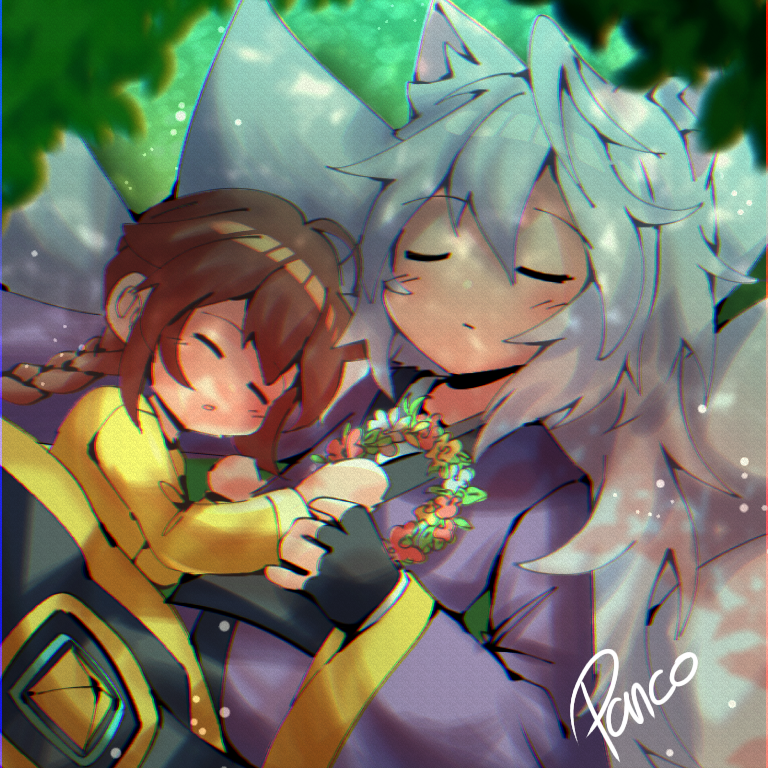 Panco_1812's tweet photo. Tried drawing something, Garam and Dallae resting in the forest

[#ガーディアンテイルズ/ #가디언테일즈 / #ガデテル / #画デテル / #GuardianTales] https://t.co/5iJHSCcnl0