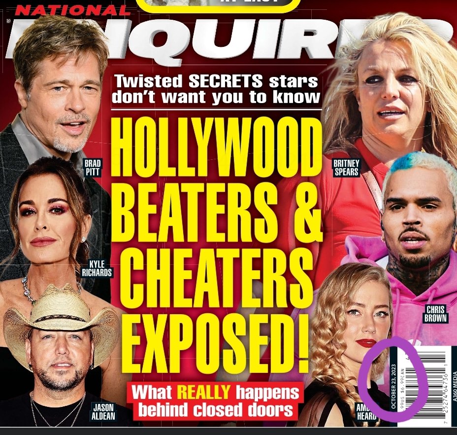 LakotaDi's tweet photo. Just to be clear this is the article that goes with front cover of National Enquirer 23 October. (See dates) https://t.co/JMVEMxOBSp