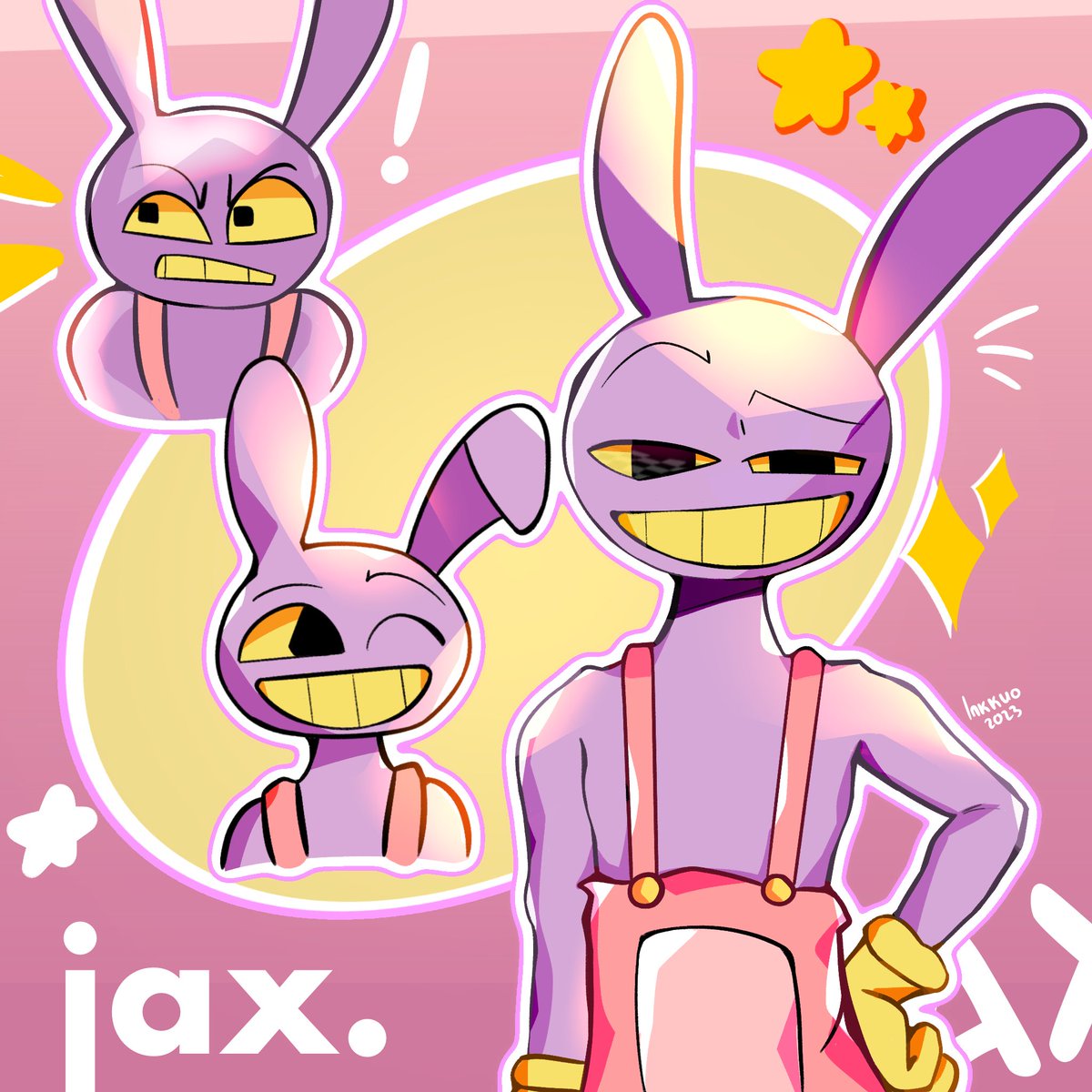 Lohankkuo's tweet photo. I'm obsessed with TADC so... here's jax 😍

#TheAmazingDigitalCircus #TADC #Jax #JaxFanart #TADCfanart https://t.co/Pze0XCssiX