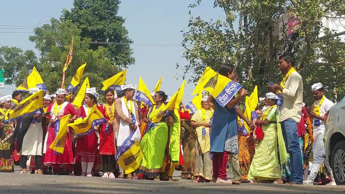 कल के रैली की एक झलक , रायपुर ऐइम्स से भारत माता स्कूल टाटीबंद तक की गई पदयात्रा 
#ekmaukakejriwalkoo 
#votefornandansingh 
#aapchhattisgarh #aamaadmiparty 
#arvindkejriwal #raipur 
#raipurnews