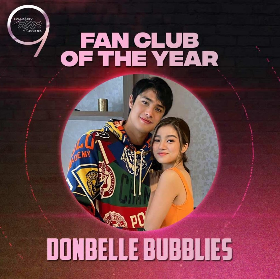 RAWR AWARDS 2023

VOTE now BUBBLIES Habol tayo!

Voting ends on November 25, 2023 at 11:59pm.

FAN CLUB OF THE YEAR 
lionheartv.net/9thrawrawards/…

#9thRAWRAwards #DonBelle 
#DonnyPangilinan #BelleMariano