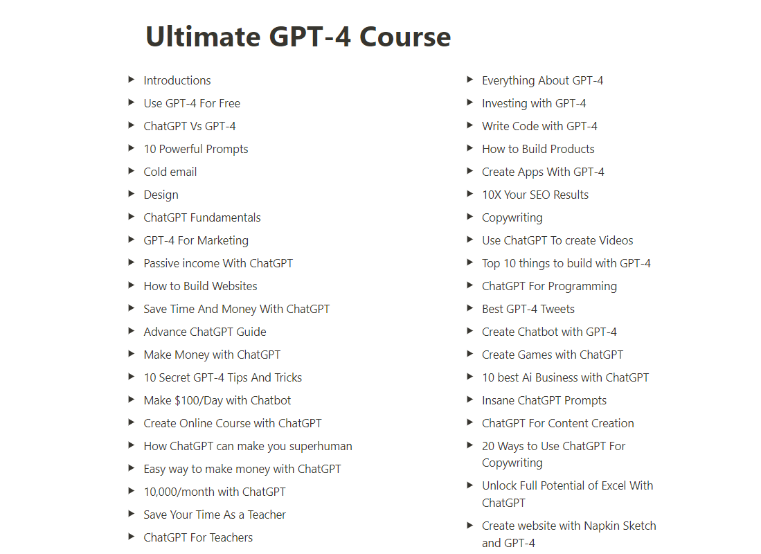 HeyAbhishek's tweet photo. GPT-4 can help you to save time and money.

So I just built ‘the Ultimate GPT-4 Crash Course.’

You will get:

- 30+ Chapters
- 500+ AI Prompts
- 1000+ New AI Tools

And for 24 hrs, it's 100% FREE!

To get it,
1. Like
2. Reply 'GPT4'
3. Follow me (so that I can DM) https://t.co/DtNLZCPl8r