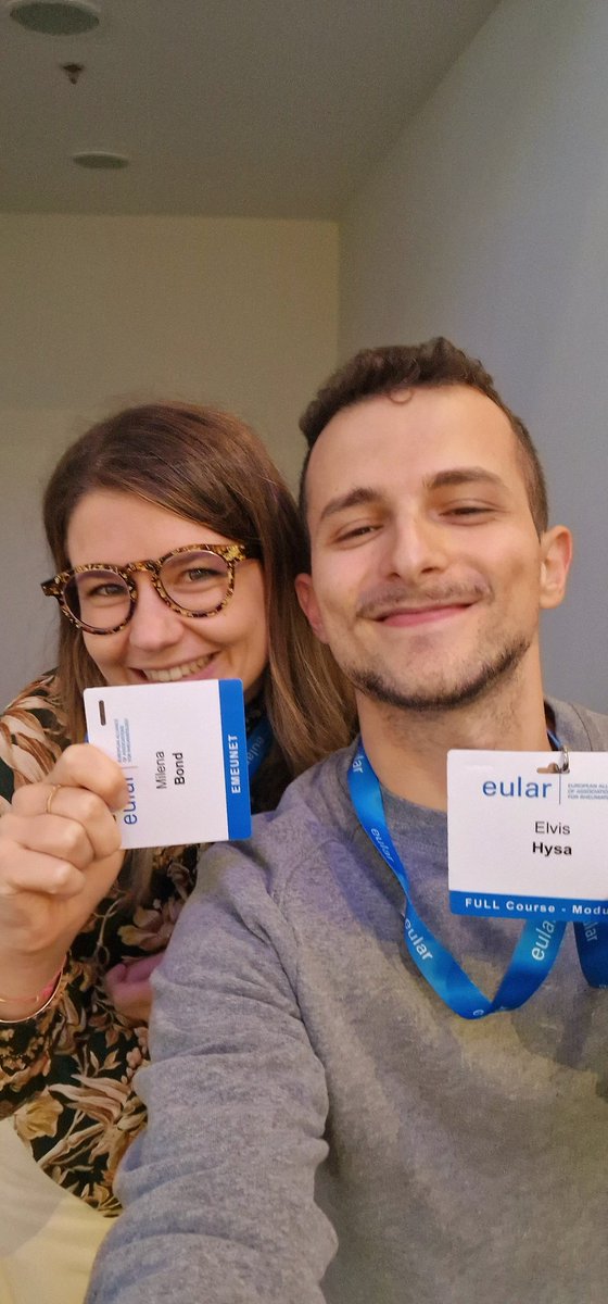 Re-unions with friends 🥰💙 Teaching and Learning Seminar. #EMEUNET #EULAReducation #rheumtwitter