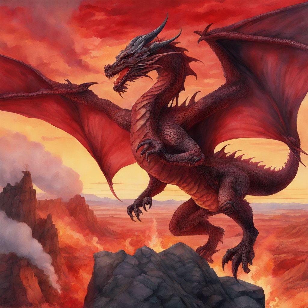 na30eb's tweet photo. Good morning everyone ☀️
New drop 🔥
Collection: realm of enchantment 🪄
"Crimson Skies of the Fire Dragon"
#NFT #NFTs #NFTCollection
#NFTCommuntiy #NFTcollections
#NFTsales #NFTartists
#NFTshill #NFTfam
#objek #tezos #tezosart
Link 👇 https://t.co/3ZWBOty9RS