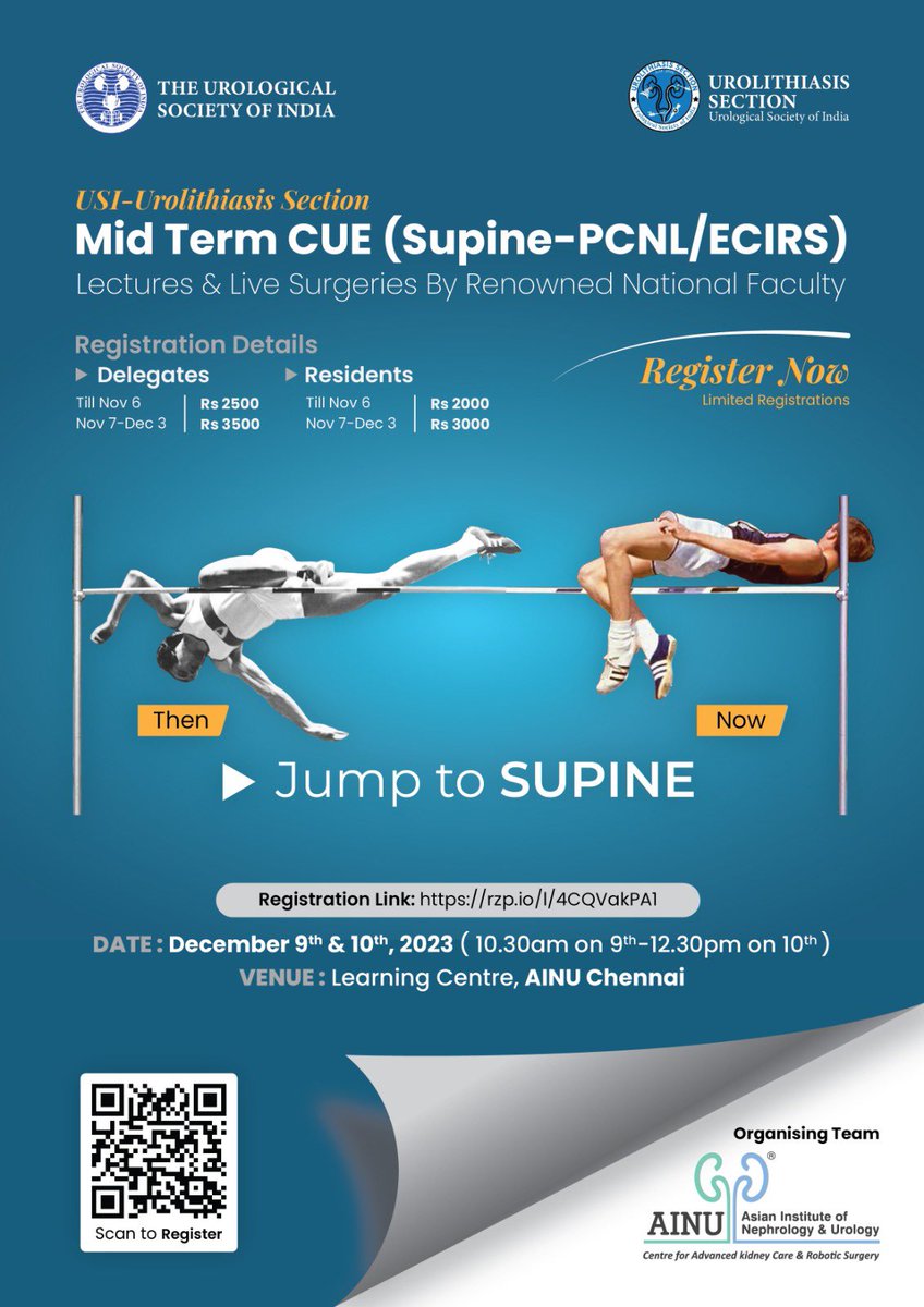 Asian Institute of Nephrology and Urology (@ainuindia) on Twitter photo For those who wish to learn how to jump over the mark โSupineโ and go one step further to โECIRSโ register now for this workshop <a href="/ainuindia/">Asian Institute of Nephrology and Urology</a> chennai. An <a href="/usioffice/">Urological Society of India ๐ฎ๐ณ</a> #urolithiasis event. <a href="/ArunkumarDr/">Arun Uro</a> <a href="/drnanjappa/">Nanjappa Madappa</a> <a href="/YouthUSI/">YOUsi</a> <a href="/doctorvenki/">Dr Venkatsubramaniam</a> <a href="/drragoori/">๐ฟ๐๐๐ฅ๐๐ ๐๐๐๐ค๐ค๐ง๐</a> <a href="/mallikuro7/">mallikarjuna c</a> <a href="/drsiddalinga/">Dr siddalinga swamy</a> <a href="/Uroweb/">European Association of Urology (EAU)</a> For those who wish to learn how to jump over the mark โSupineโ and go one step further to โECIRSโ register now for this workshop <a href="/ainuindia/">Asian Institute of Nephrology and Urology</a> chennai. An <a href="/usioffice/">Urological Society of India ๐ฎ๐ณ</a> #urolithiasis event. <a href="/ArunkumarDr/">Arun Uro</a> <a href="/drnanjappa/">Nanjappa Madappa</a> <a href="/YouthUSI/">YOUsi</a> <a href="/doctorvenki/">Dr Venkatsubramaniam</a> <a href="/drragoori/">๐ฟ๐๐๐ฅ๐๐ ๐๐๐๐ค๐ค๐ง๐</a> <a href="/mallikuro7/">mallikarjuna c</a> <a href="/drsiddalinga/">Dr siddalinga swamy</a> <a href="/Uroweb/">European Association of Urology (EAU)</a>