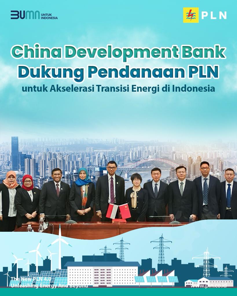 Supianoor19's tweet photo. China Development Bank (CDP) dukung pendanaan PLN dalam upaya akselerasi transisi energi di Indonesia
#PLNuntukIndonesia
#PerusahaanListrikNegara 
#DIRUTPLN
#BUMN
#erickthohir

Gibran Sarwendah BRIGHT X OCTOPOP Doona Salak Minggu Puck chenle https://t.co/DpFQ0acSVH