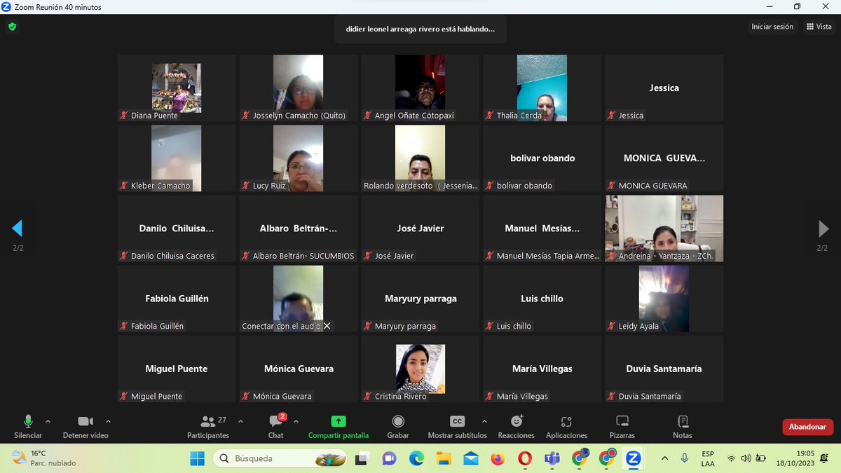 CristinaRiver07's tweet photo. Seguimos #GenerandoElCambio reunión de directores provinciales a nivel nacional para coordinar las estrategias y acciones de fortalecimiento en respaldo del #NuevoEcuador decidiendo así
* Mantener activas nuestras labores sociales como se ha venido haciendo durante 5 años. https://t.co/0nQteSAvG3