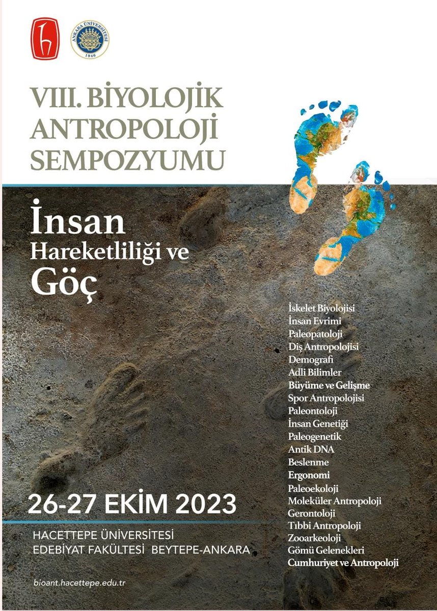 ezgimou's tweet photo. Bu kanlı gündemin içinde ufak bir duyuru: Bu hafta Biyolojik Antropoloji Sempozyumu @Hacettepe1967'de olacak. Dinleyiciler için katılım ücretsiz. Bekleriz. https://t.co/5d0ChQL2DN