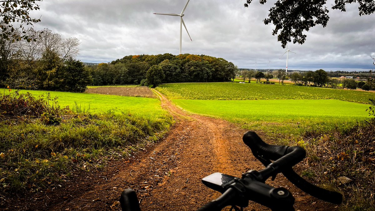 Dat het goed was #gravelride Breathe in, breathe out …🎶