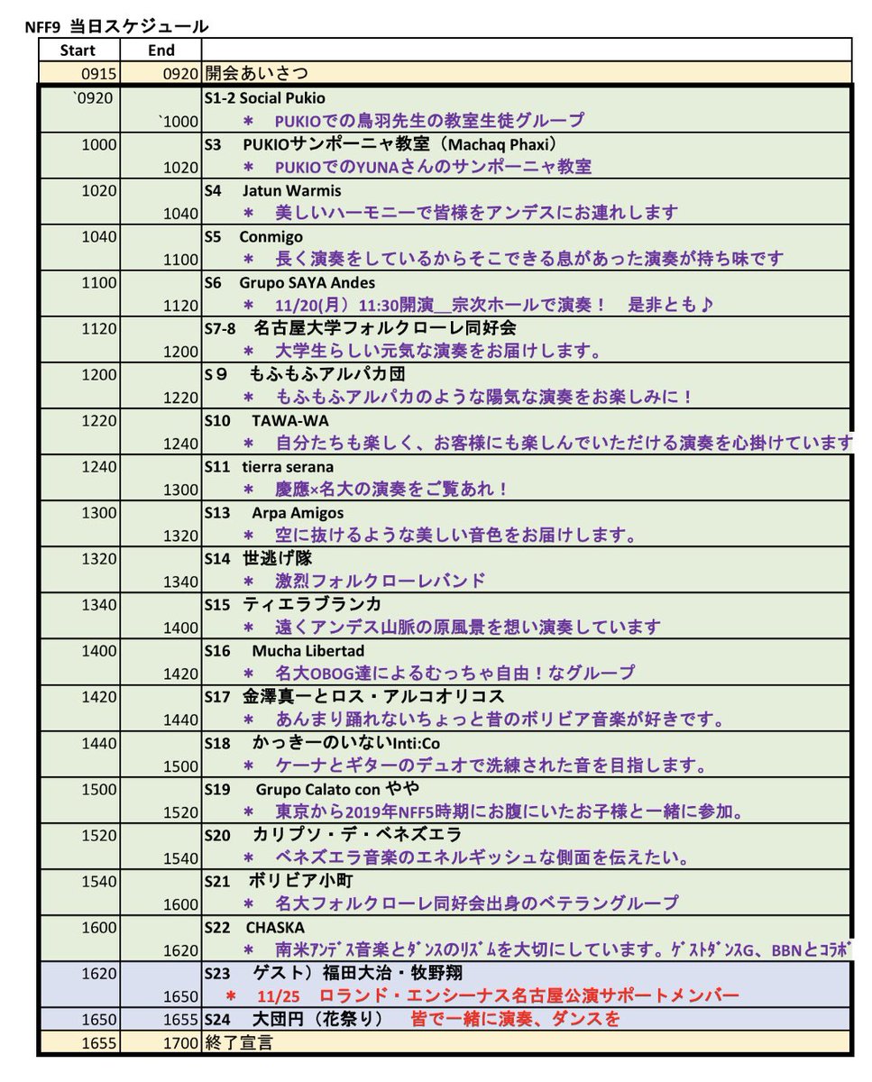 chaska_jp's tweet photo. 2023/11/5(日) 0900-1700
名古屋　名城公園トナリノ

第9回　名古屋フォルクローレ音楽祭（NFF9）開催まであと2週間！！

お楽しみに！

入場無料です。 https://t.co/QXBk7VeB8S