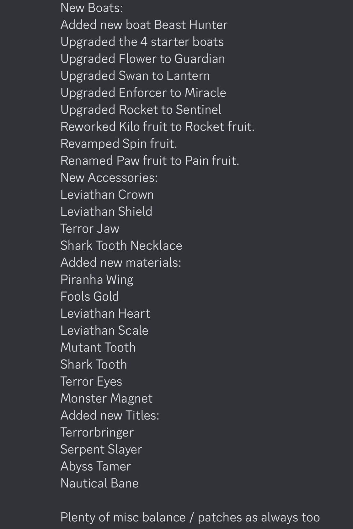 NEW UPDATED TITLES Added To Blox Fruits 