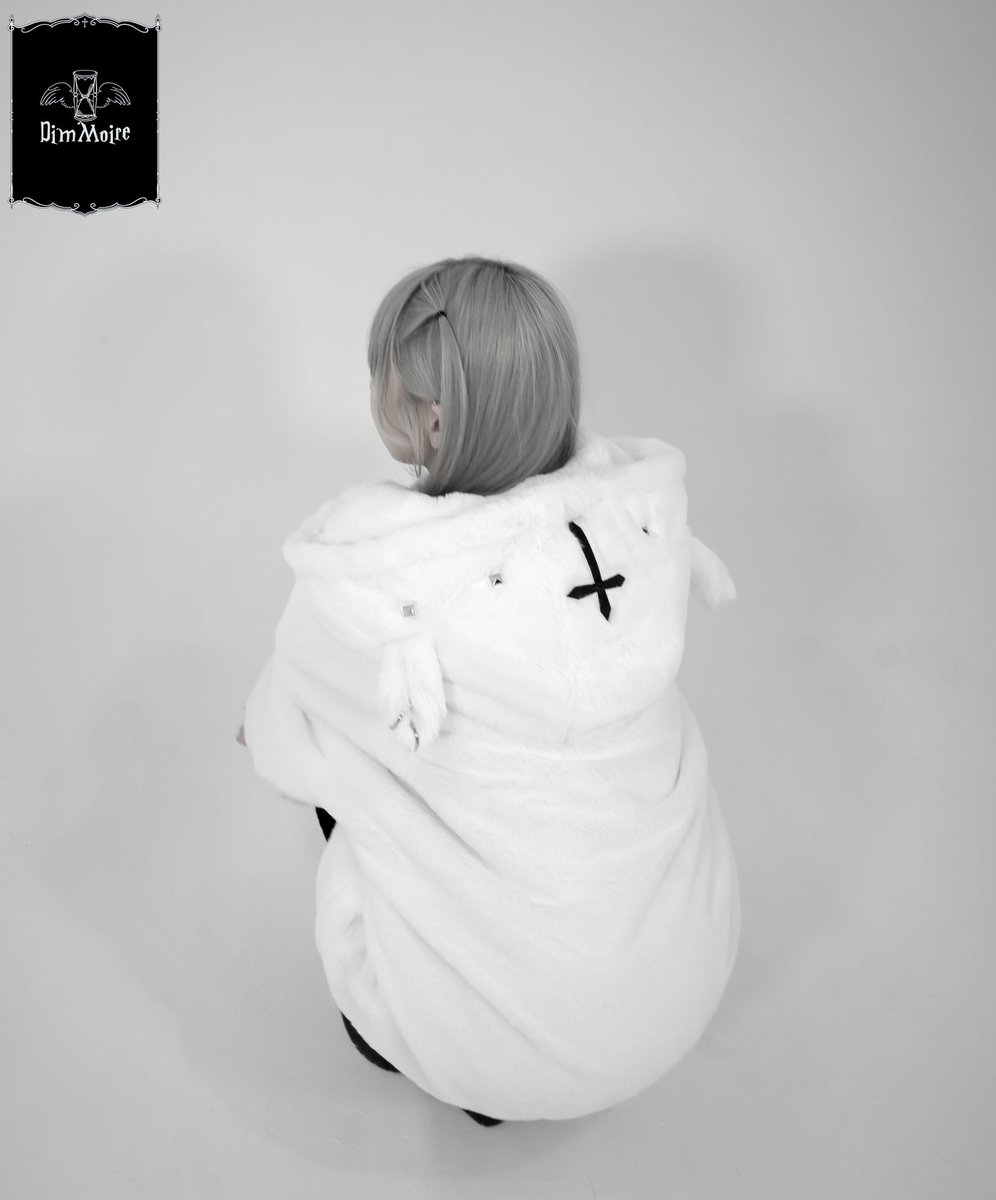 Dim Moire BABY SHEEP ファーパーカー ブラック-