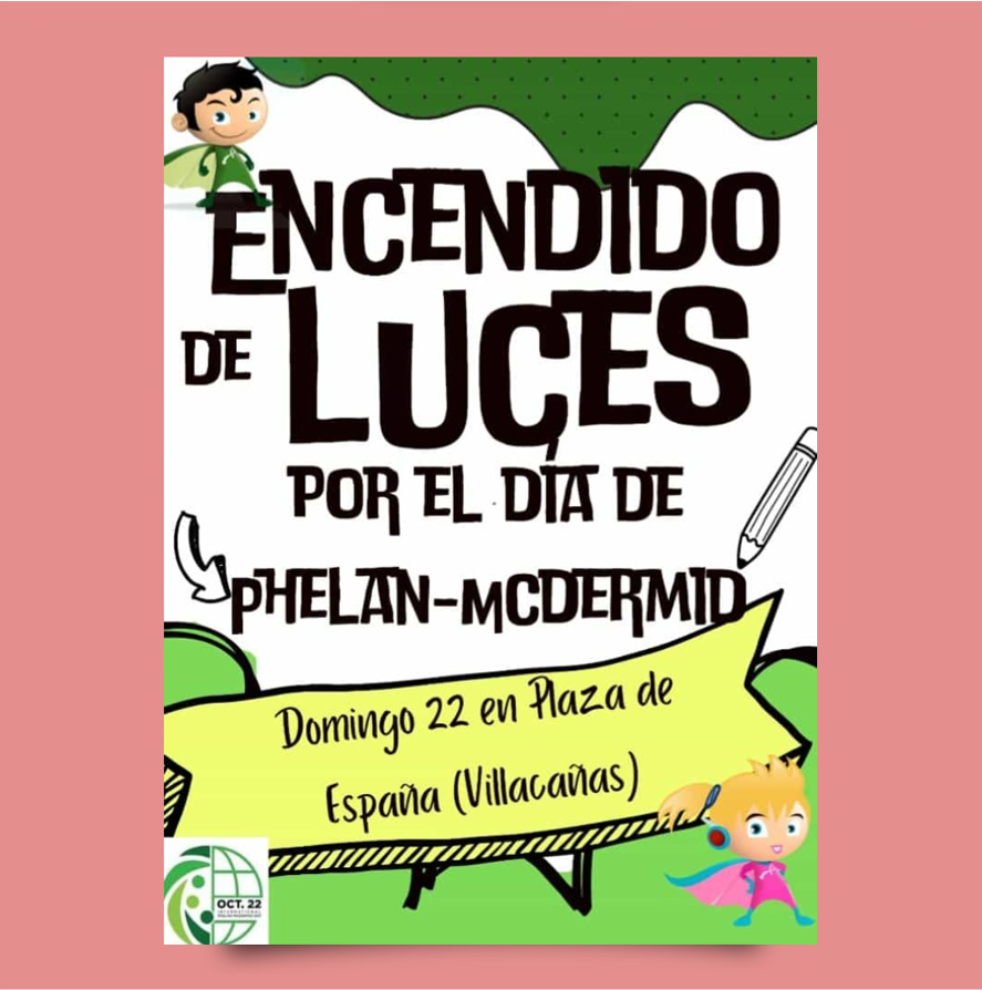 Esta noche la Plaza de España se iluminará de color verde para concienciar sobre la importancia de la investigación y la detección precoz del Síndrome Phelan-McDermid, una enfermedad genética rara de la que hay unos 160 diagnosticados en toda España.

#PhelanMcDermid #Villacañas