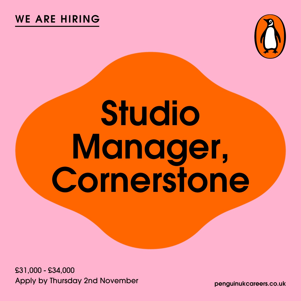 penguinukjobs's tweet photo. 🐧📢Do you have an innate sense of calmness? Are you adept at managing the workload of a busy design team?

We;re looking for someone to oversee, trouble shoot and manage the schedule for a busy and productive design team! 

More info: https://t.co/a6PXKLTKFi https://t.co/zcVOZucQbt