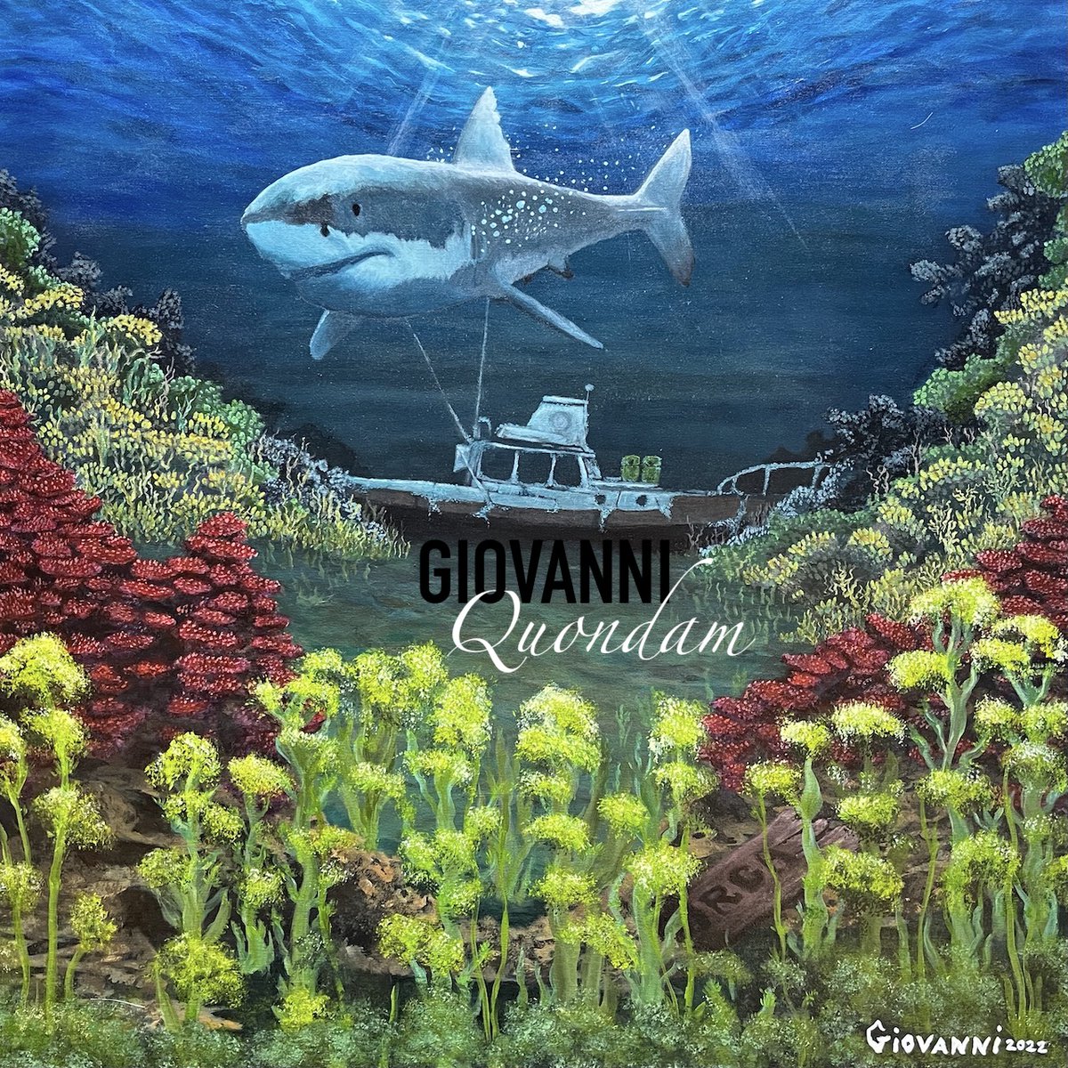 AbbeyCafe546's tweet photo. FOR SALE
"Shark in the Water" 36x36
Artist: Giovanni Quondam
$1600
Did you know? We donate 20% to the @greener_village
Food Bank for every ART piece sold in our Gallery? 546
 Queen Street #Fredericton.
#giovanniquondam 
 #frederictonartgallery #frederictoncoffeeshop https://t.co/KBZ0uxx7Mr