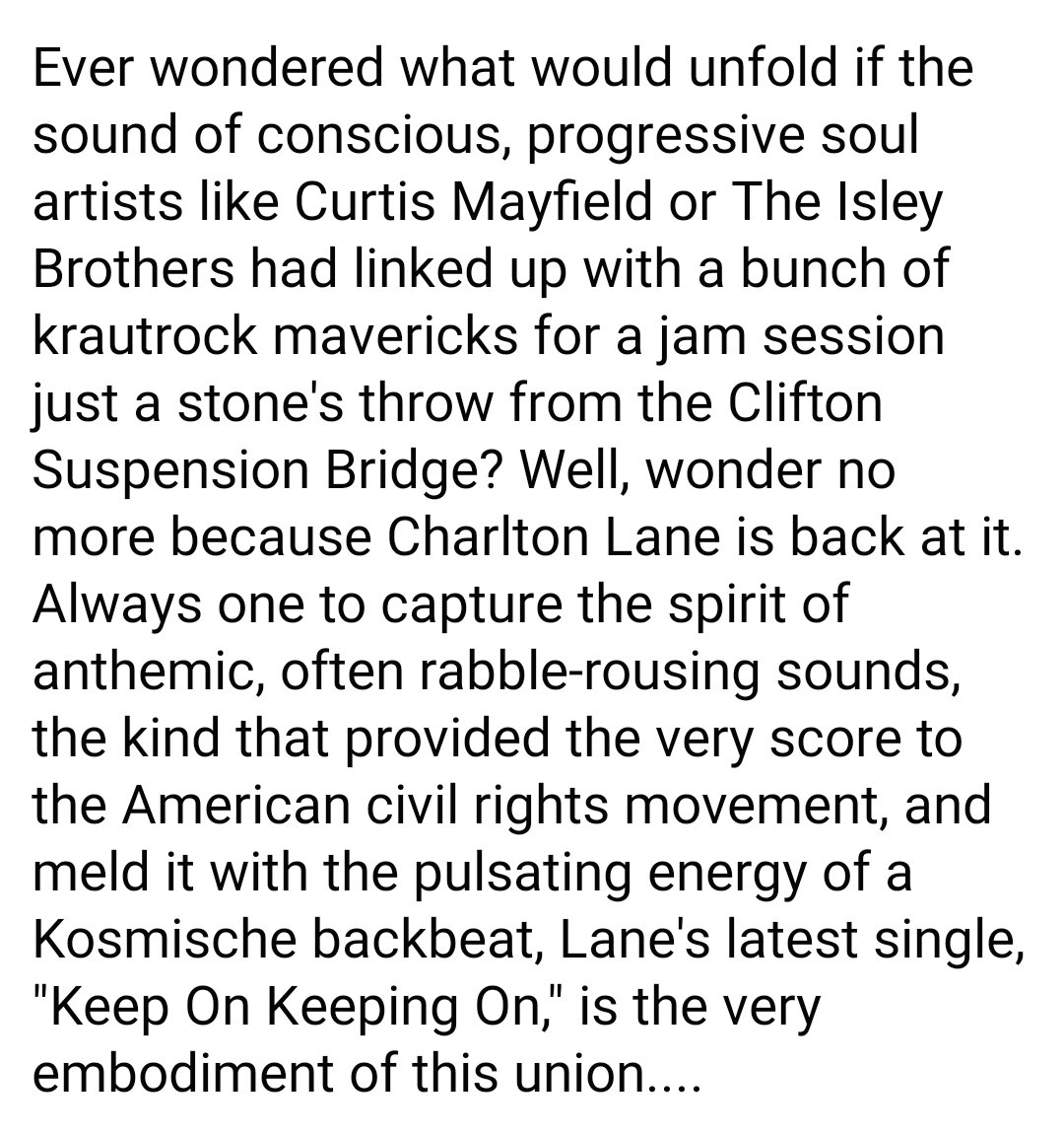 OUT TO STREAM/DL <a href="/charlton_lane/">CHARLTON_LANE</a> keep on keepi n on!!!
<a href="/charlieashcroft/">Charlie Ashcroft</a> <a href="/camillaaisa/">camilla aisa</a> <a href="/shellzenner/">🐚 Shell Zenner 🐚</a> <a href="/amazingradio/">Amazing Radio</a> <a href="/bbcintrowest/">BBC Music Introducing in the West</a>