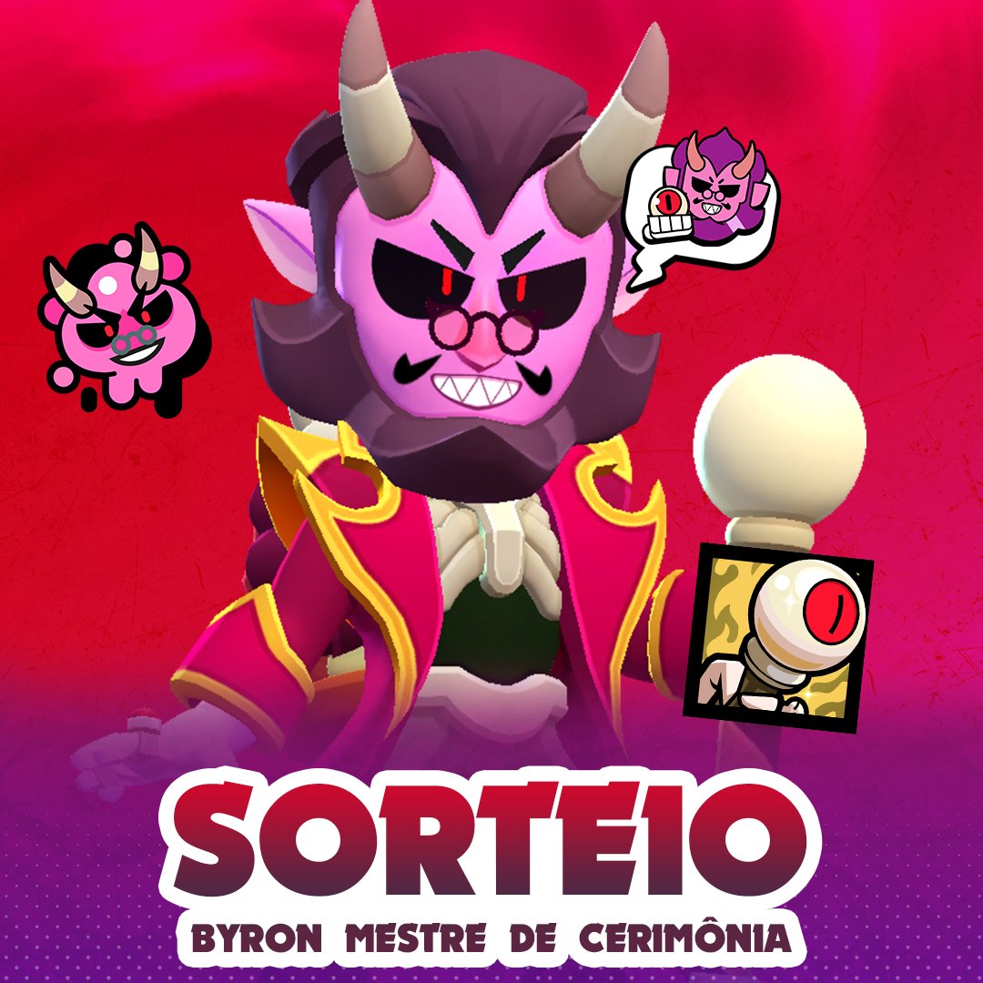MatshOficial's tweet photo. SORTEIO DE TRÊS SKINS DO BYRON MESTRE DE CERIMÔNIA 🎪

📌 Regras:
➡️ Seguir @MatshOficial ✅
➡️ Like ❤️ + RT 🔁
➡️ Marcar 2 amigos 👤
➡️ Se inscrever no meu canal https://t.co/Pc9vy284M7
🗓️ Resultado dia 06/11

#BrawlStars #RingmasterByronGiveaway #BizarreCircus https://t.co/6jaxKbZdvw