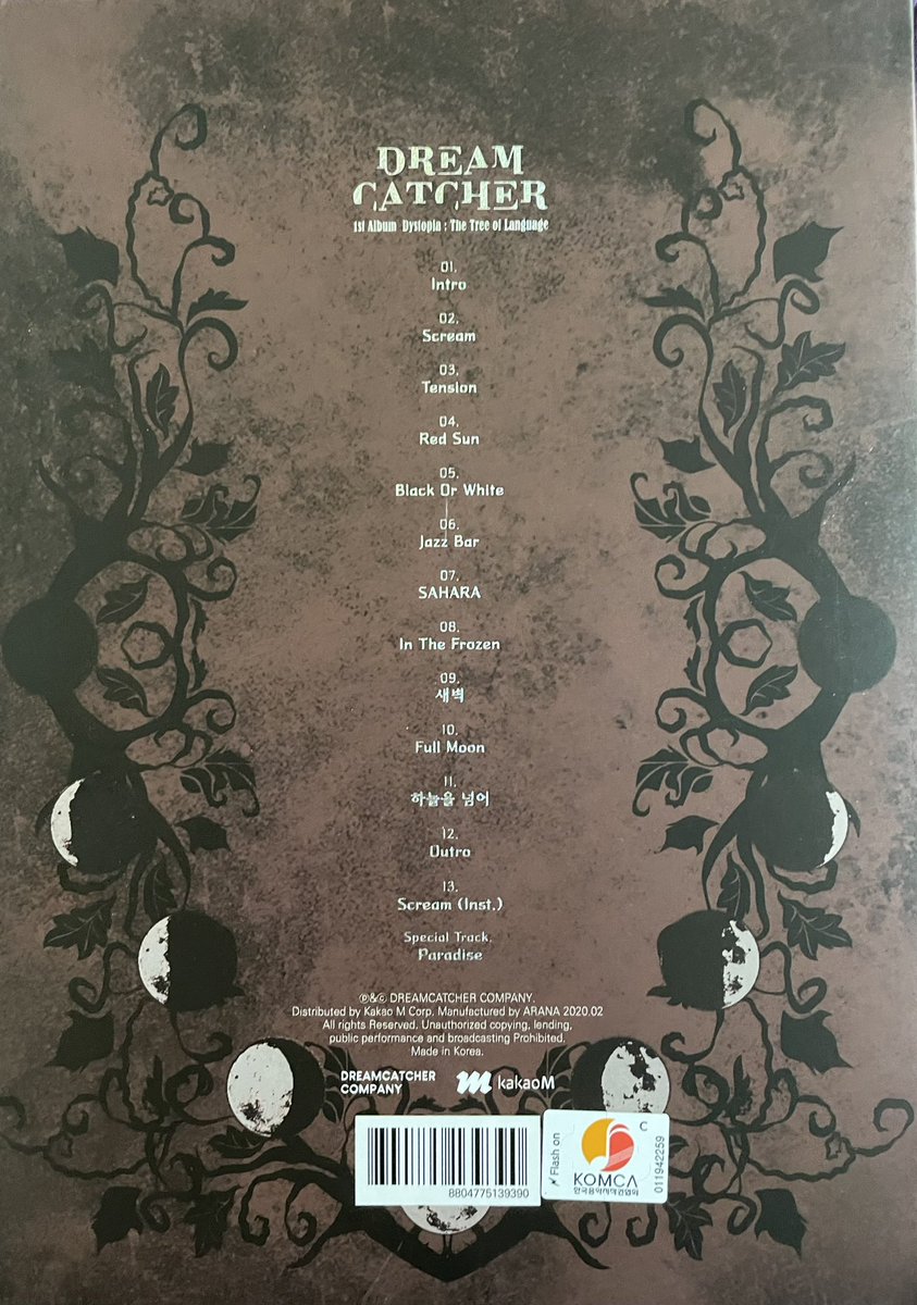 FrenchInSomnia's tweet photo. Dystopia : The Tree Of Language
Version I : BOX and CD Thread
#Dreamcatcher #thefrenchinsomniascans @hf_dreamcatcher #드림캐쳐 #Insomnia #thetreeoflanguage #ttof #dttof https://t.co/47LCq5KCgD