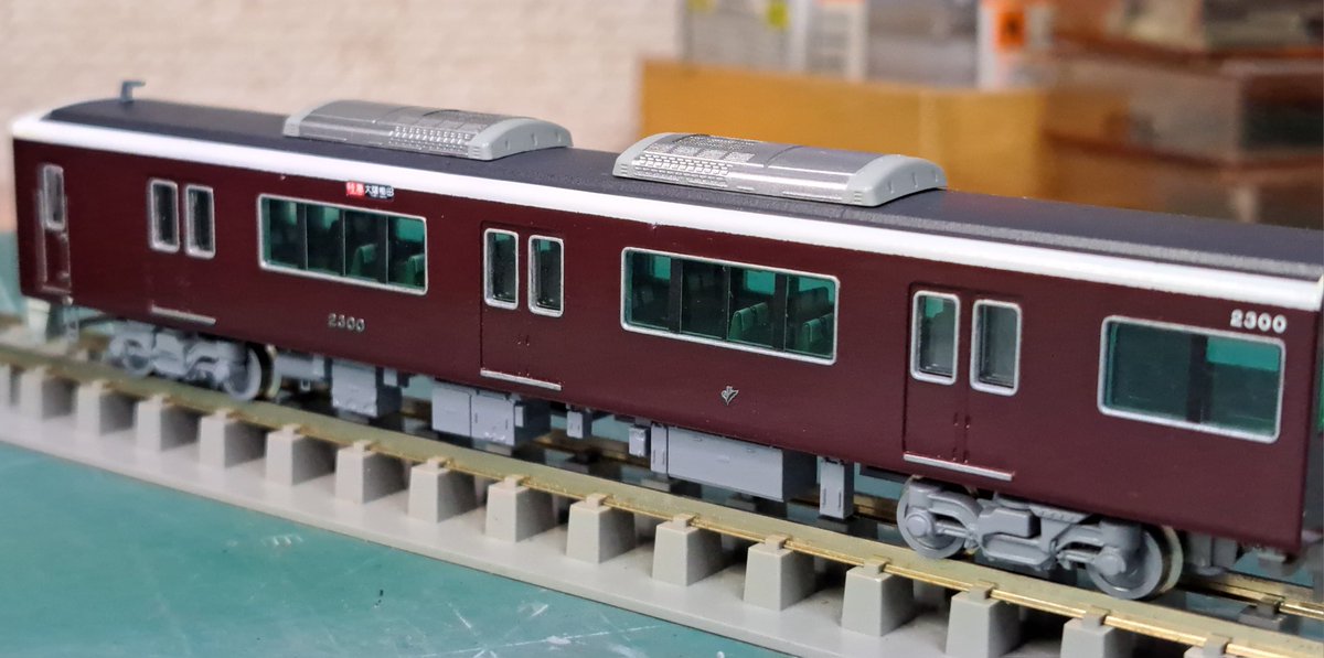 【特製完成品】阪急c#2307×7R（金属キット、2001年以降最晩年仕様） 特製完成品】阪急c#2307×7R（金属キット、2001年以降最晩年仕様
