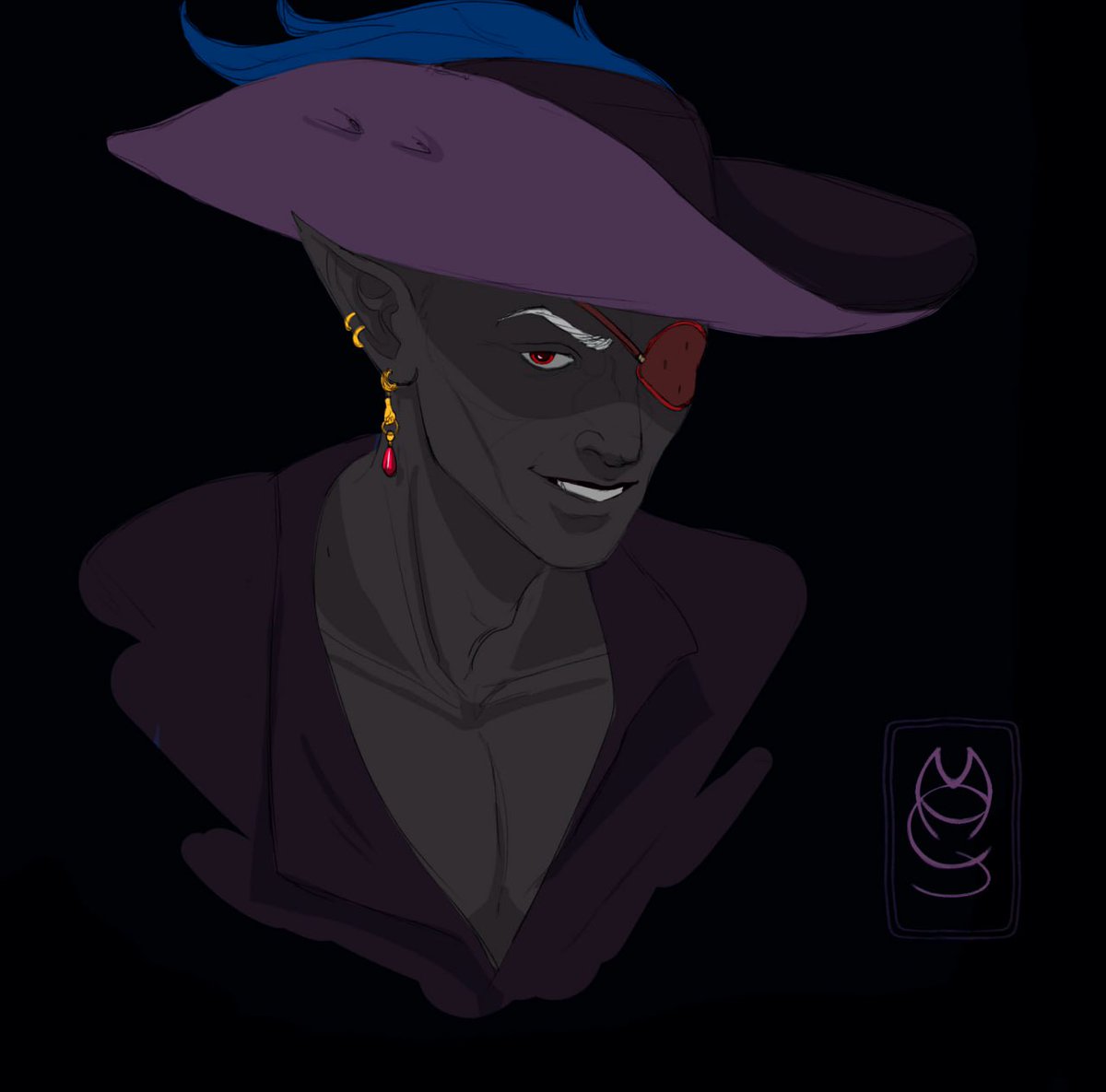 New unexpected fanart 
Jarlaxle 🥹🖤

#forgottenrealms #dnd