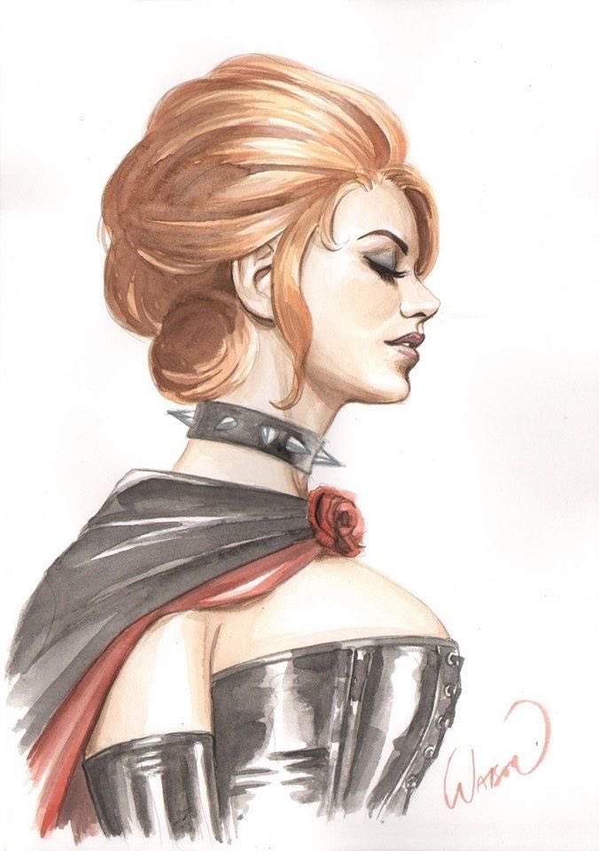 XMen_C_O_T_A's tweet image. The Black Queen by #johnwatson 

#blackqueen #xmen #hellfireclub