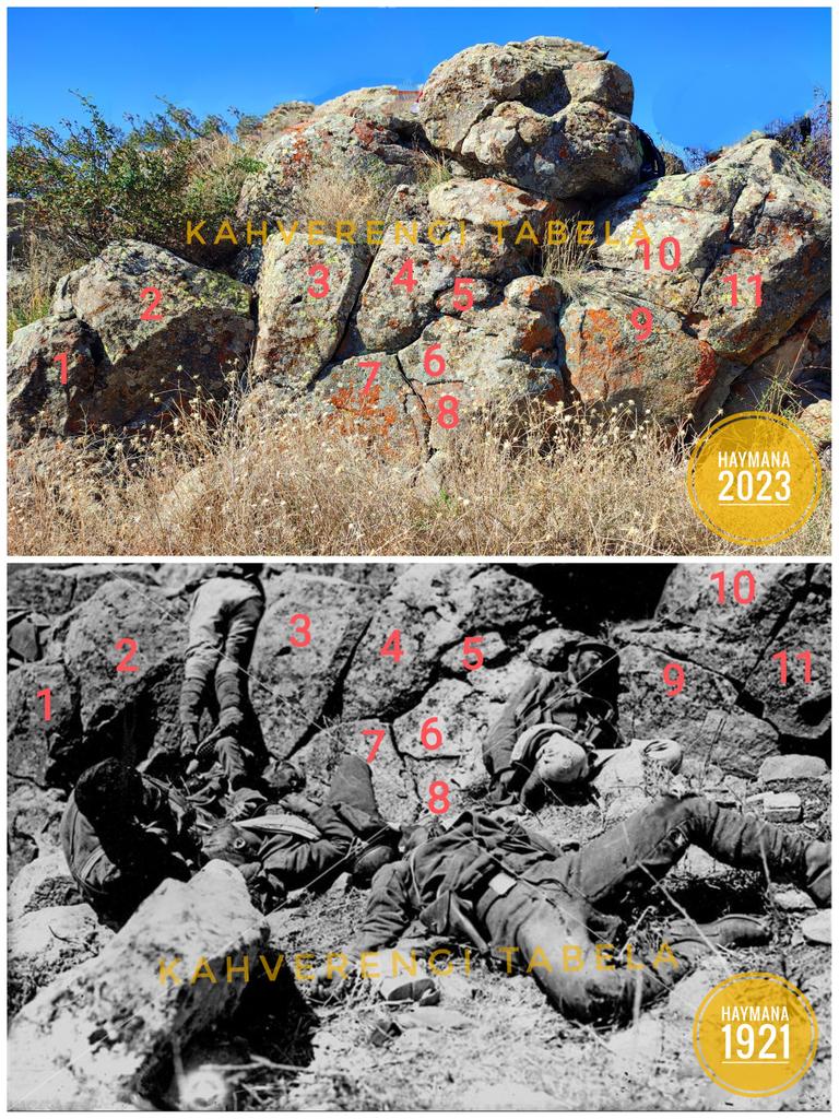 Mekânın Ruhu-39

Bu defa kayalardan puzzle yaptım.

Anadolu'yu işgal eden Yunan Ordusuna, Türk askerinin DUR! dediği yeri Haymana'da buldum.

Şu ana dek yerini bulduğum en zor fotoğraf olması açısından ustalık eserim diyebilirim. Tarihe bir not düsebildiysem ne mutlu bana.+++