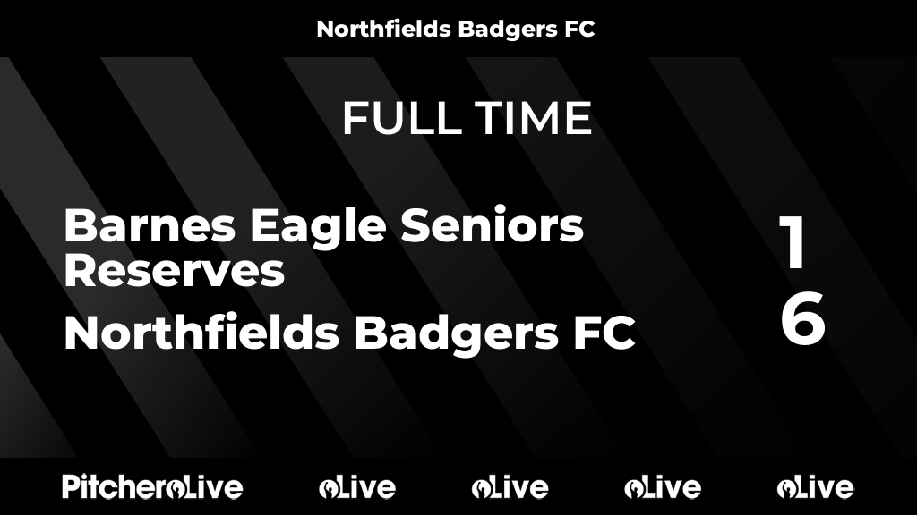 nfieldsbadgers's tweet image. FULL TIME: Barnes Eagle Seniors Reserves 1 - 6 Northfields Badgers FC
#BARNOR #Pitchero
pitchero.com/clubs/northfie…