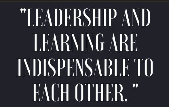 LEADERSHIP AND LEARNING ARE INDISPENSABLE TO EACH OTHER.

#education #teachers #leadership #autism #sped #teachertwitter #sunchat