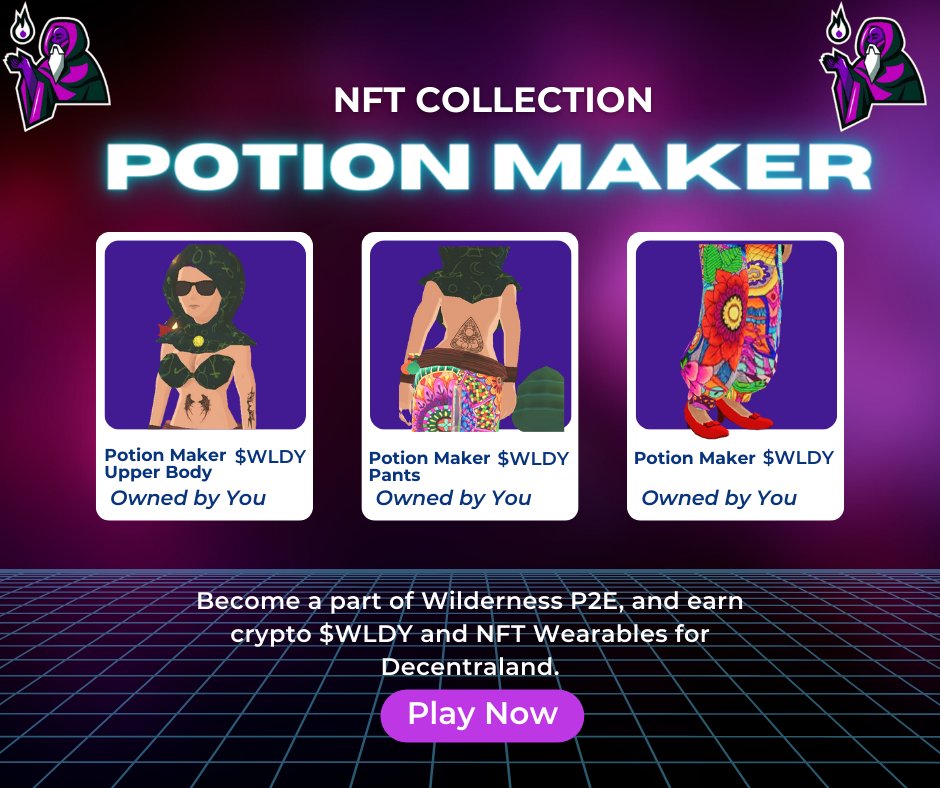 Wilderness : Play 2 Earn, Decentraland tweet media