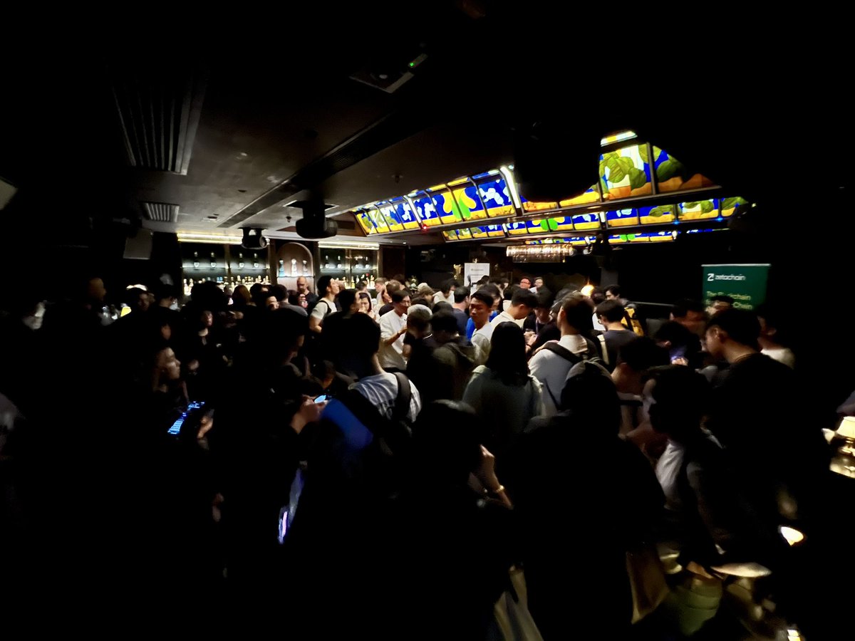 Thank you for all the support. Amazing vibe at our Opening Party tonight 🎉

#EthHongKong <a href="/zetablockchain/">ZetaChain 🟩</a> <a href="/SlowMist_Team/">SlowMist</a> <a href="/Scroll_ZKP/">Scroll</a> <a href="/Newmancapitalvc/">Newman Capital</a> <a href="/852web3/">852Web3🇭🇰</a> <a href="/FOMOAsia/">FOMO Asia</a>