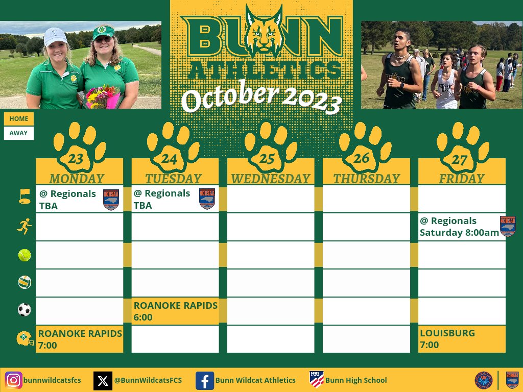 Bunn Wildcat Athletics (@bunnwildcatsfcs) on Twitter photo 
