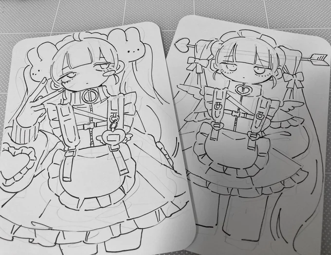 ピンクで塗ろうっと