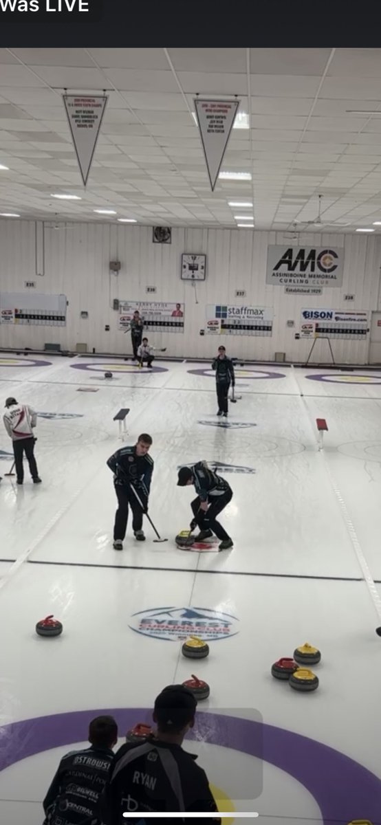 With another extra end win over Team Walter last night we now play in a qualifying game against Team Wiebe at 9:00 am in the Atkins Curling Classic MCT!