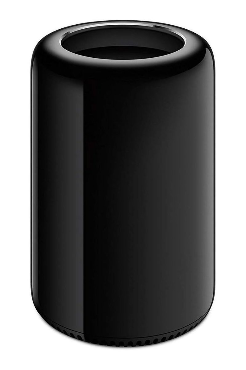thestartupchime's tweet photo. 10 years ago today, Apple announced the 2013 Mac Pro. It initially received positive reviews, but pros complained about the lack of expansion, which Apple addressed with the 2019 Mac Pro. https://t.co/6Me4525at3
