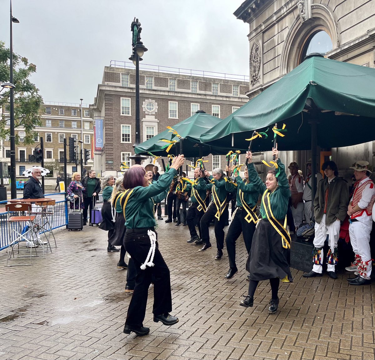 Thanks for having us at the #JMO2023 Day of Dance in London yesterday. We had a fun, if a bit damp, day. 🎶 💚💛🖤👏