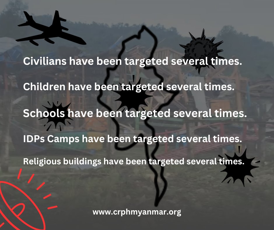 CrphMyanmar's tweet photo. We strongly urge again the international community including the United Nations Security Council to cooperate effectively to block the export and sale of arms as soon as possible and to increase stronger pressure and sanctions to military junta.

https://t.co/BkUj8l6Doi https://t.co/s4qzb1domp