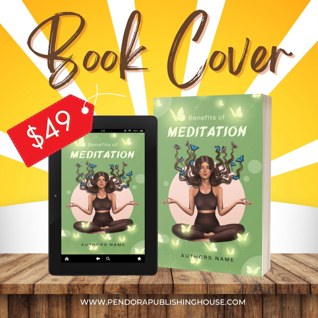 PendoraHouse's tweet photo. Discover serenity with our captivating new book cover on meditation. Dive into a world of peace and mindfulness, beautifully portrayed through our thoughtfully designed cover. Embrace tranquility today. 
Grab this now for only $49 with free mockups! 😘❤️ https://t.co/hCC2IuuSuu