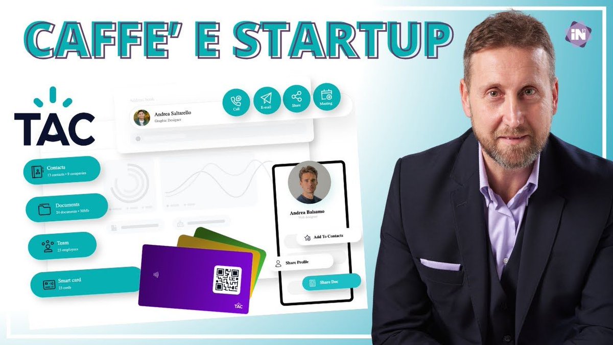 insquared's tweet photo. Per il ciclo Caffè e Startup, abbiamo intervistato Edoardo Costa di Touch and Contact (TAC) che ha creato un’App che snellisce i più importanti processi di lavoro aziendali in maniera sostenibile. Guarda la video intervista! 
https://t.co/KyHRkr8OzD https://t.co/2Mx96PXFAt