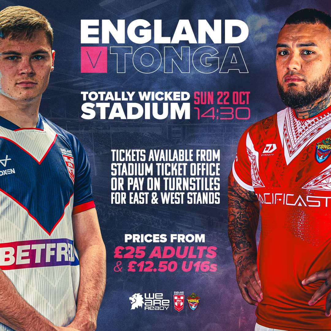 TheWiganRunner's tweet photo. ๐ GUESS THE SCORE ๐
ENGLAND ๐ด๓ ง๓ ข๓ ฅ๓ ฎ๓ ง๓ ฟ ๐๏ธ TONGA ๐น๐ด
1st of 3 tests ๐
Let's go!
Win Coffee โ๏ธ & Cake ๐ฐ @CostaCoffee
Robin Park,Wigan๐
๐ #Retweet
โก๏ธ 1 Winner ๐๐ปโโ๏ธ๐๐ปโโ๏ธ
Enter On T, FB & Inst
#Test #ENGLANDTONGA #ENG #TON #ENGTON #ENGTON #RUGBYLEAGUE #INTERNATIONAL #GIVEAWAY https://t.co/Dq50Dscvpz