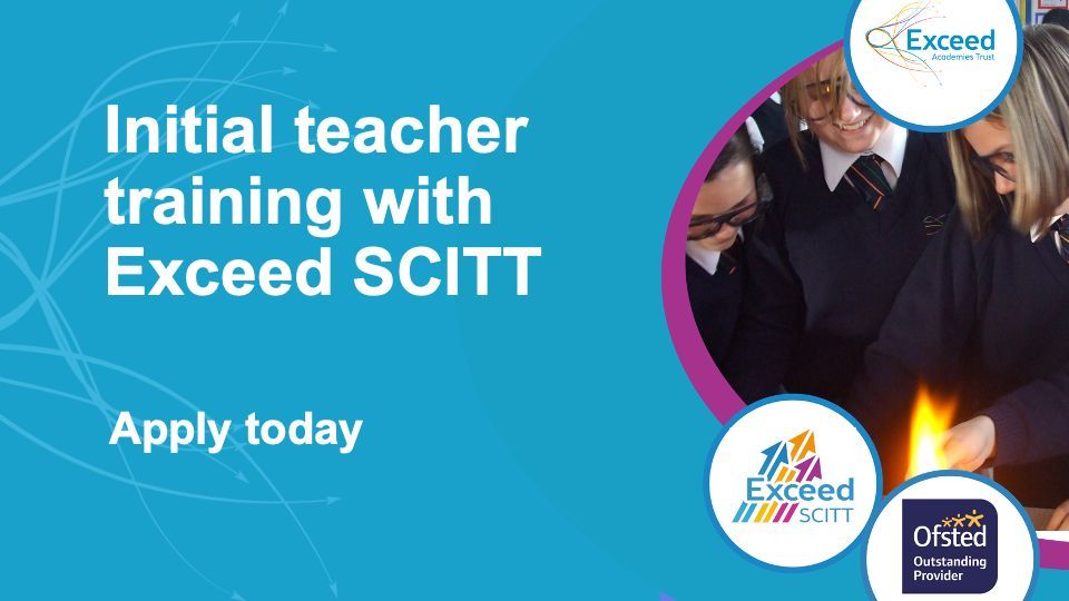 exceedacademies's tweet photo. Want to make a real impact on the world? 🌎
Become a teacher! 👩‍🏫👨‍🏫

@ExceedSCITT is an Outstanding initial teacher training provider.
👀 https://t.co/cpmltSYMl7

#WeExceed #GetIntoTeaching #PGCE #ITT https://t.co/1zKPT2qMVw
