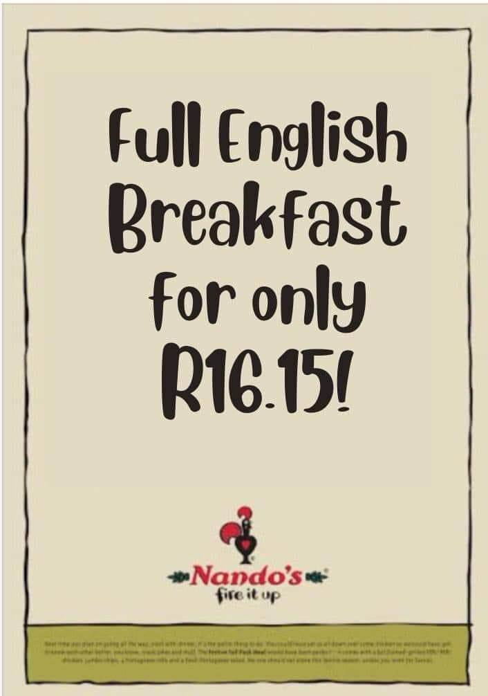 Fan-made Nando's ads, or 'Fando's', as I like to call them, are a unique feature of brand communication in SA. Easily distinguished by their non-standard font, these unofficial ads are a tribute to Nando's long-held reputation for on-the-ball social commentary.