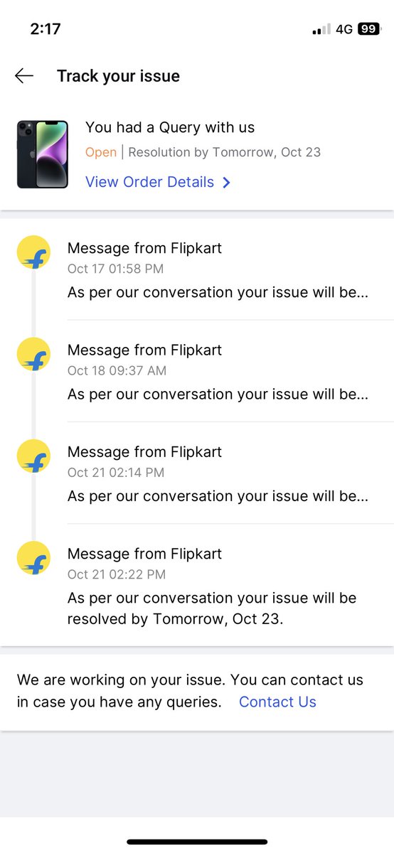 learnersonu's tweet photo. @flipkartsupport As Usual since 13th October, Daily a new date is being Provided so Today Comes the New One which is 23rd October .  I think You will keep stretching the dates and will make me tensed Helpless or gonna leave me with Only OPTION or CHOICE of #CANECELING the Order. #FlipkartFail https://t.co/Bd29I5z9OE