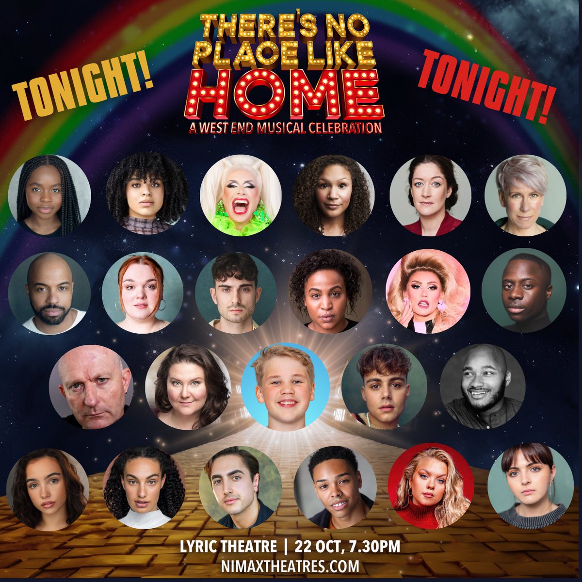Tonight! Tonight! 🌈 There’s No Place Like Home - launching the Charlie Kristensen Foundation #cheerupcharlie this evening at the Lyric Theatre ✨