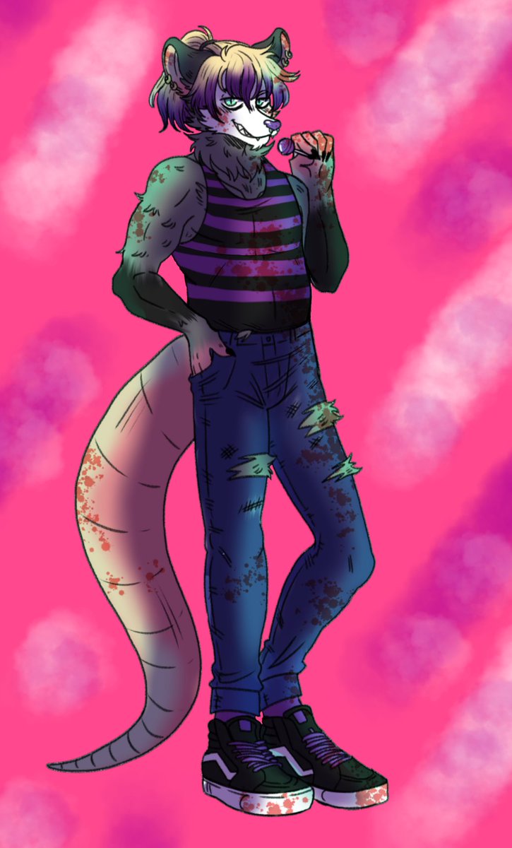 _TheFluffBoi_'s tweet photo. @PossumancerCo hell yeah your art looks so fucking rad!
Unsure if you're still doing this considering I'm late to the party but  Love to see the love and detail in your work. It's absolutely astonishing to say the very least 💜 https://t.co/sxHNYMTdHK
