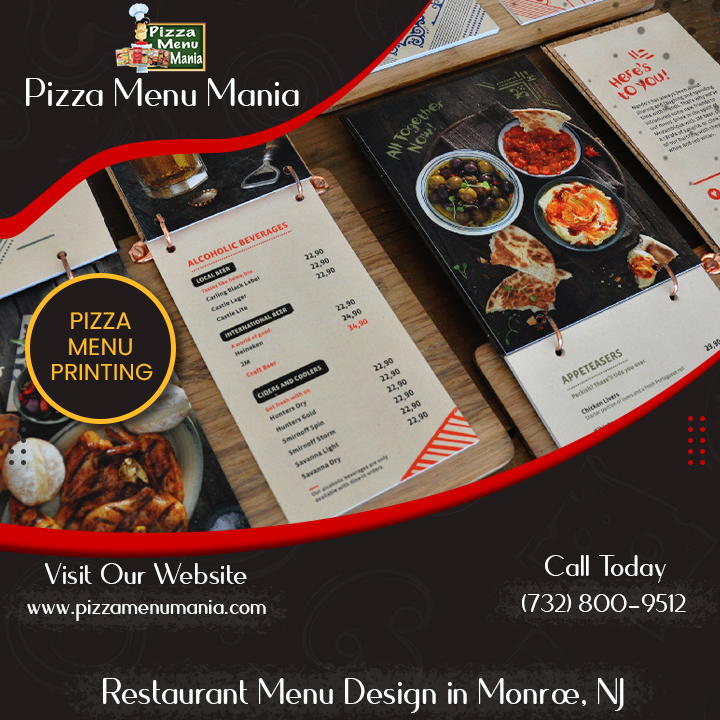 PizzaMenuMania's tweet image. Elevate your restaurant's game with our top-notch Restaurant Menu Design in Monroe, NJ! 
Let's make your menu unforgettable! Contact us today at Pizza Menu Mania. 
#RestaurantMenuDesign #MonroeNJ

See our latest post for deals and discounts: bit.ly/45EwNj6