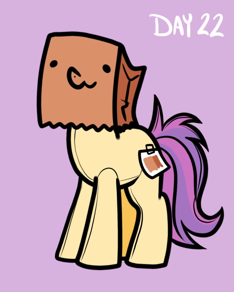 paperbagpony's tweet photo. Day 22: Doll

#PONYTOBER2023 https://t.co/GyGQOEiQur