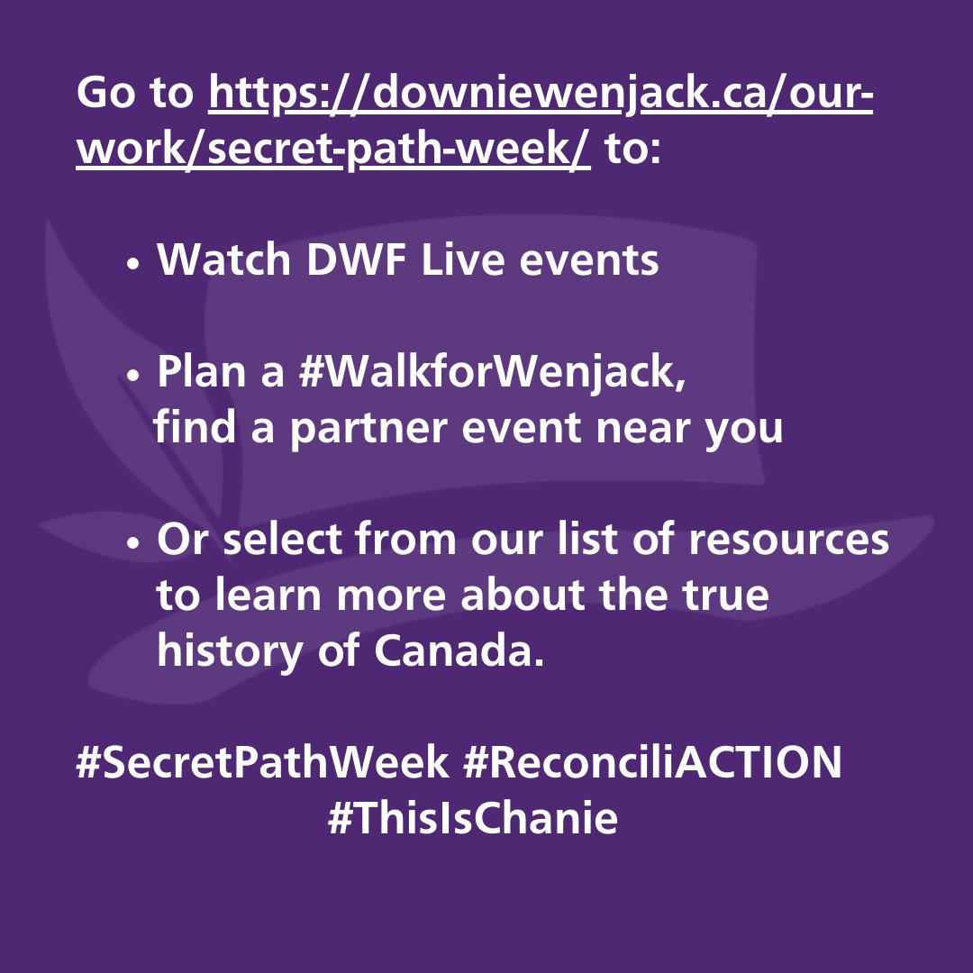 downiewenjack's tweet photo. From October 17-22, we commemorate the legacies of Gord Downie and Chanie Wenjack through Secret Path Week. Go to https://t.co/Tv9n6pIzFT to watch DWF Live events, plan a #WalkforWenjack and find educational resources.
#SecretPathWeek #ReconciliACTION #ThisIsChanie https://t.co/p3pHU0mszh