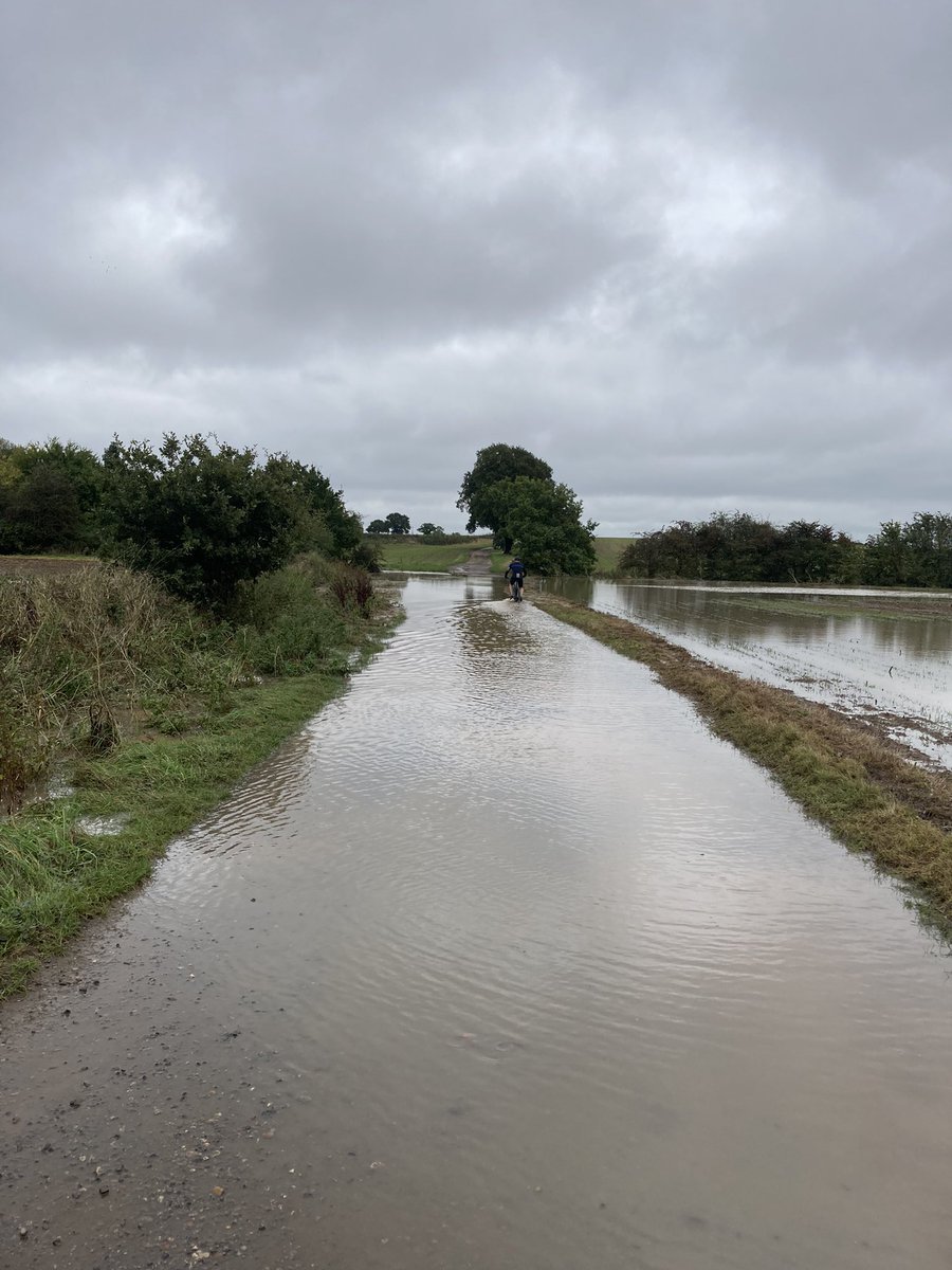 aboardgamer's tweet photo. @BicycleBenUK Weddy Circular ride same day. This was Ladybrooke Bridge across the Anker. Yes, we got wet feet. https://t.co/6p1GiCH47N