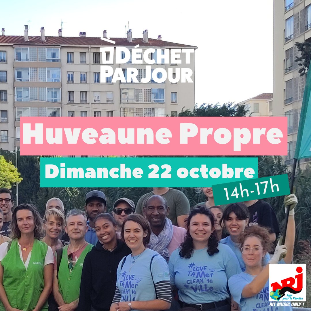 Qui sera présent.e à 14h ? Nous serons dans l'Huvaune au niveau de la clinique Monticelli ! #1dechetparjour #Marseille #cleanup #depollution #ramassage